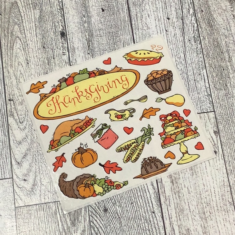 Frances Meyer jumbo stickers acid free thanksgiving stickers new